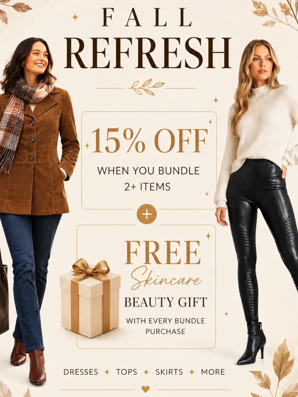 🍂 Fall Refresh | 15% Off Bundles + Free Skincare Gift
